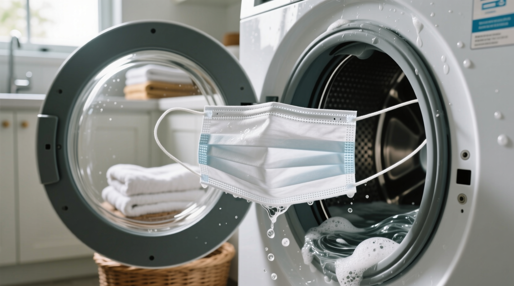 how to disinfect cloth face masks in your washer