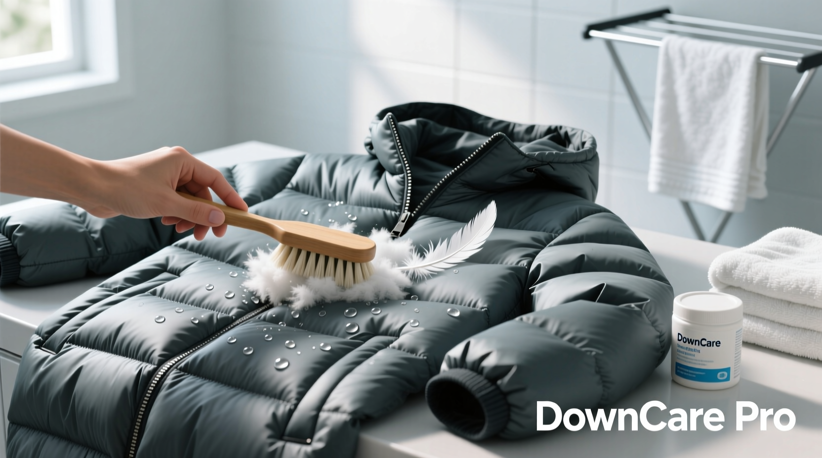 how to clean a down jacket safely