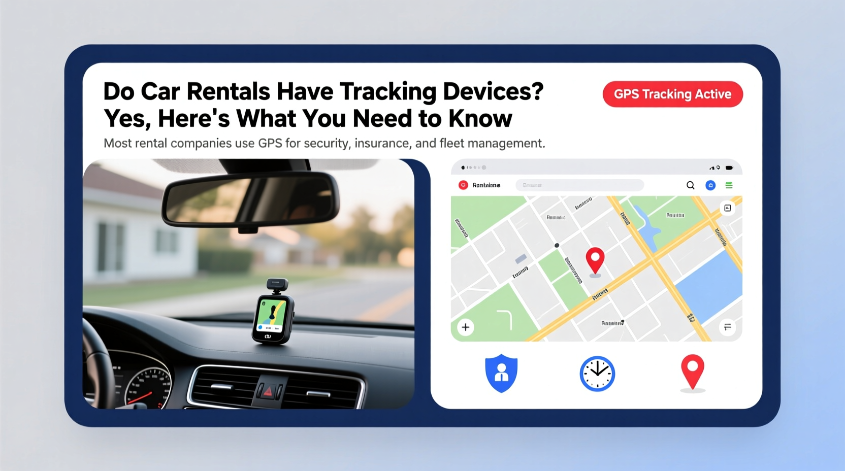 do car rentals have tracking devices