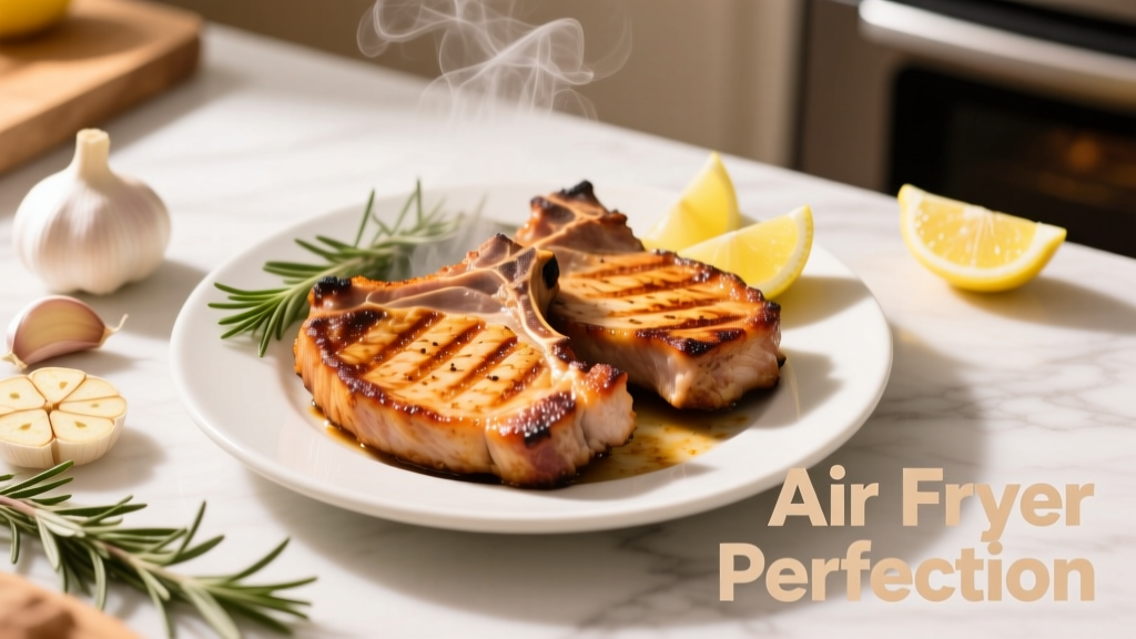BBQ Boneless Pork Chops in Air Fryer (Crispy & Juicy!)