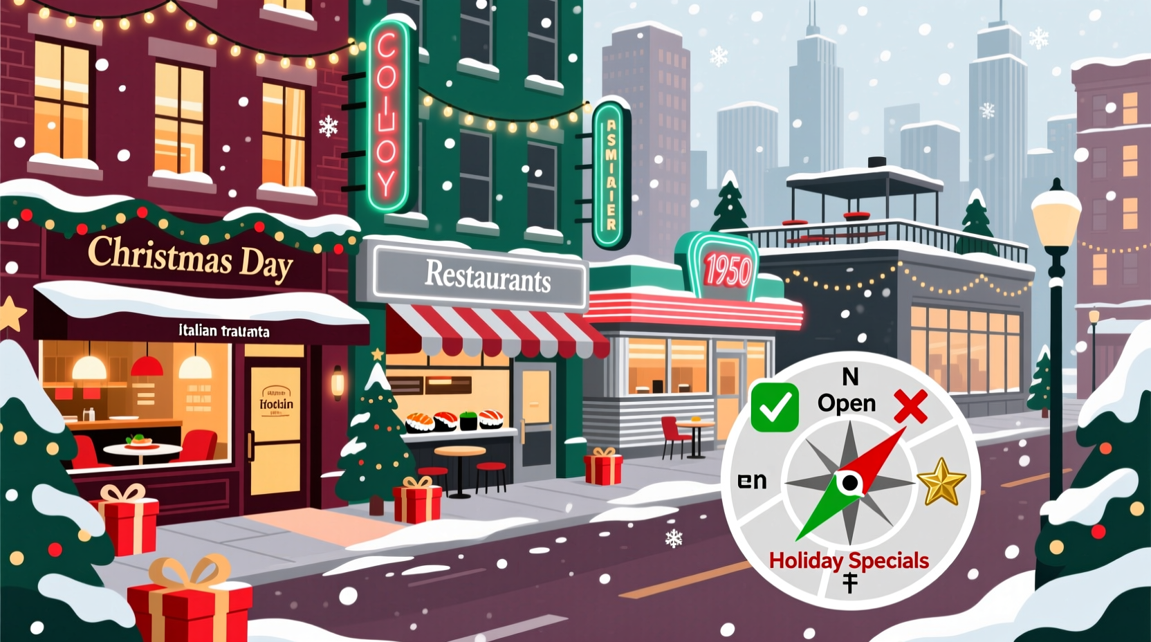 which restaurants are open on christmas day