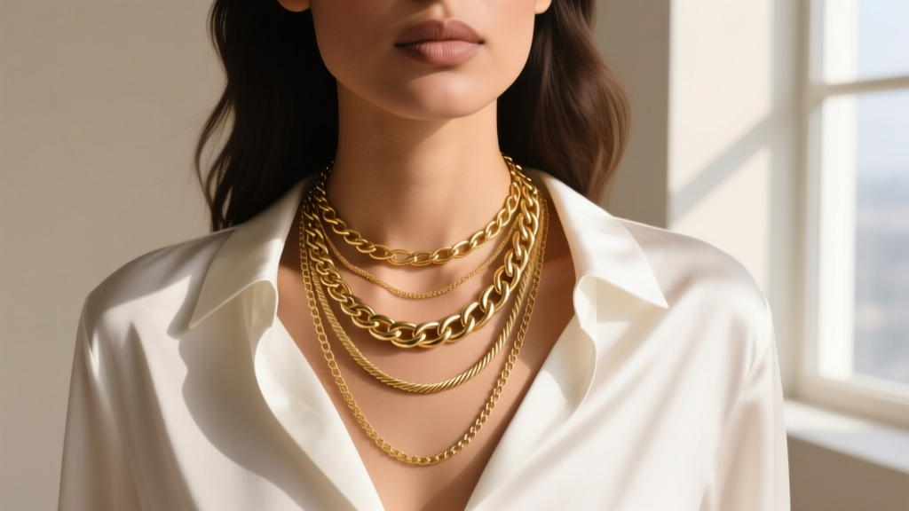 How to Layer Gold Chain Necklaces Like a Pro
