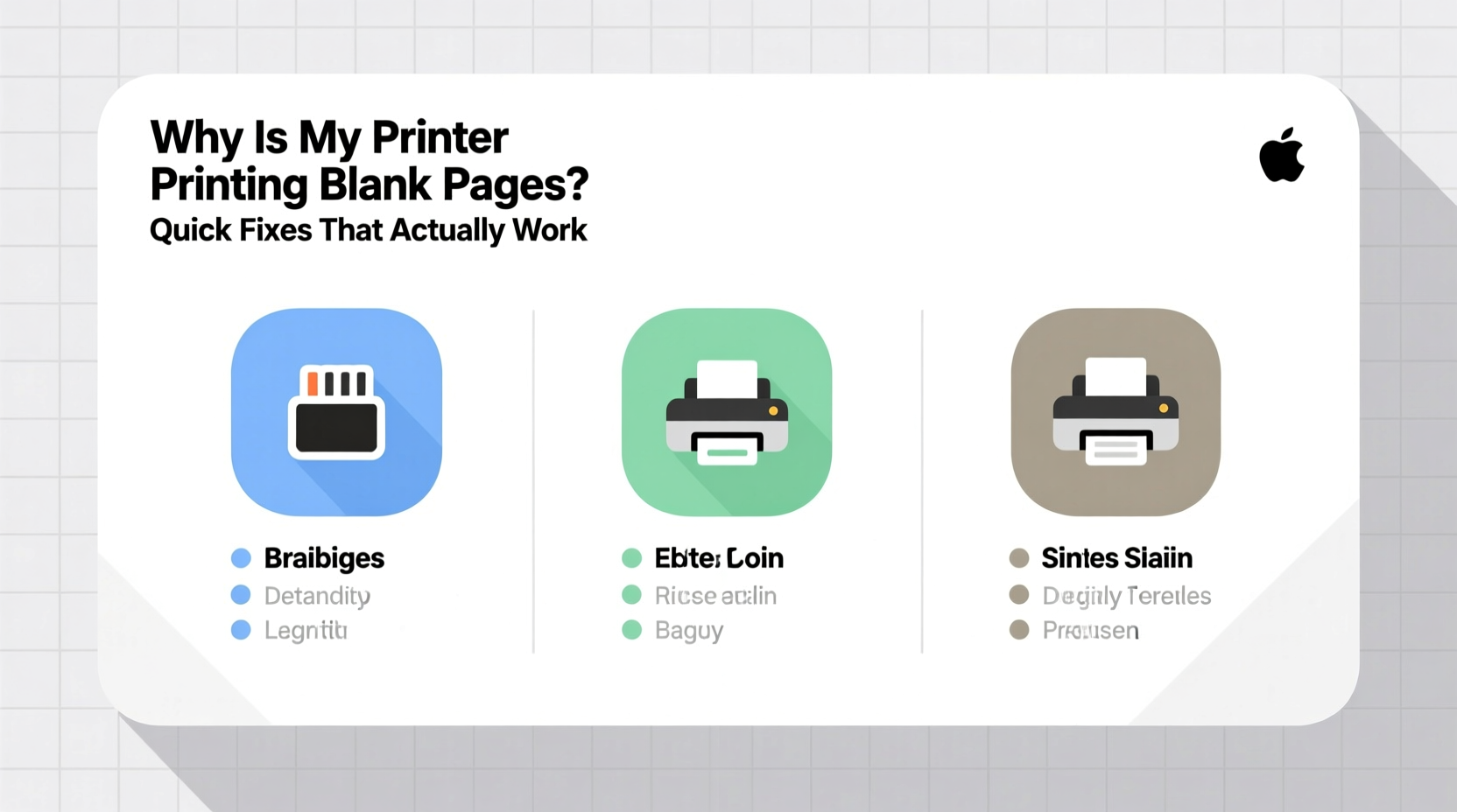 why is my printer printing blank pages quick fixes that actually work