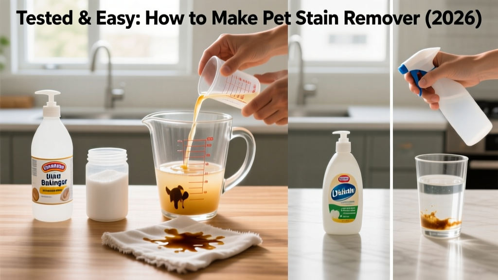 Tested & Easy: How to Make Pet Stain Remover (2026)