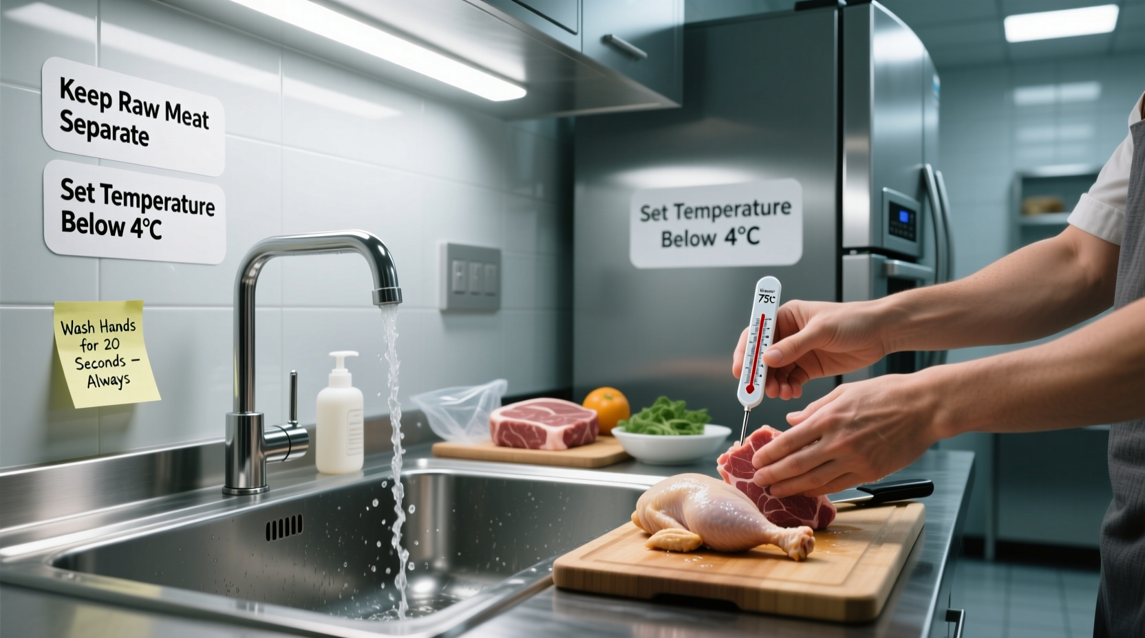 Food safety practices to prevent food poisoning