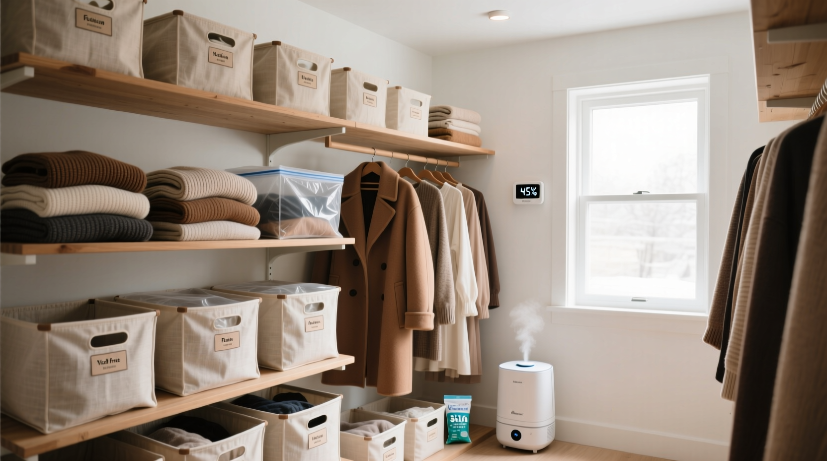 how to store seasonal clothes properly to avoid mold and fabric deterioration