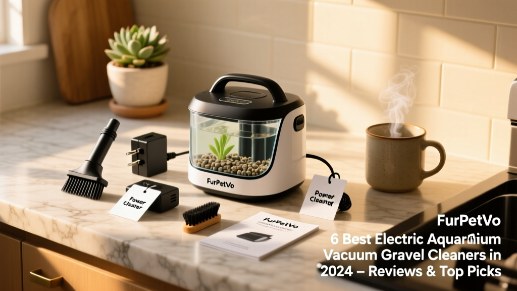 FurPetVo All-In-One Starter Kit laid out on a countertop with all components labeled and ready for first use