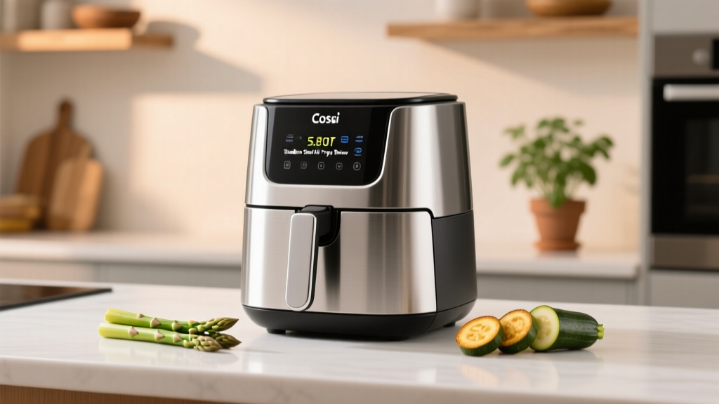 Cosori 5.8QT Stainless Steel Air Fryer Review