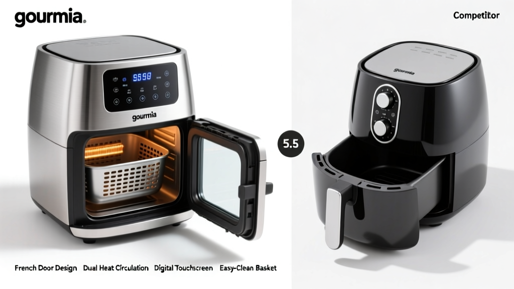 Gourmia French Door Air Fryer Features Explained