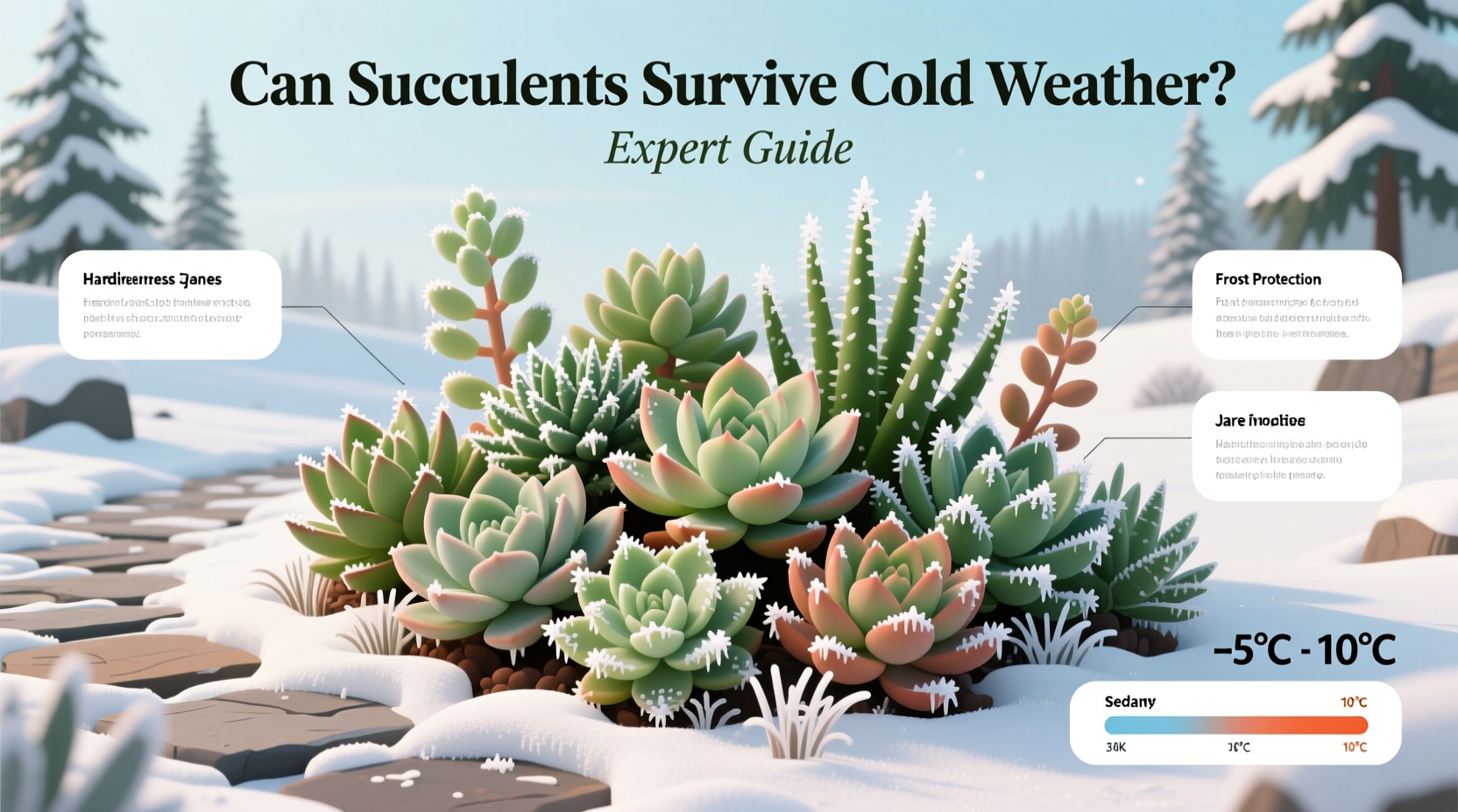 5 Cold-Hardy Succulents for Winter | TheHomeSprouts