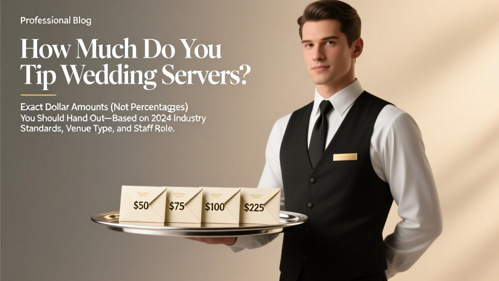 How Much to Tip Wedding Servers (2026)