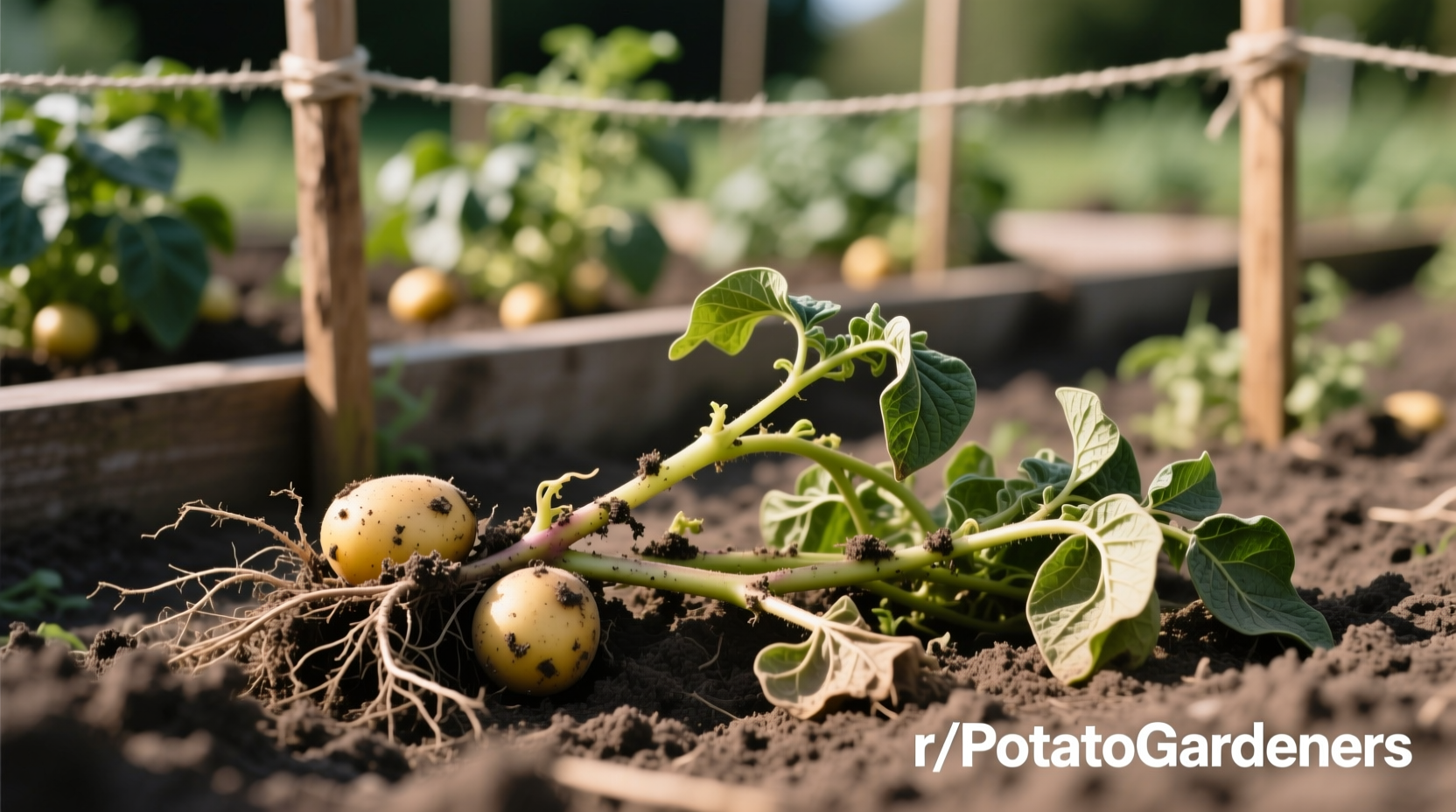 Why Potato Plants Fall Over & How to Fix Them