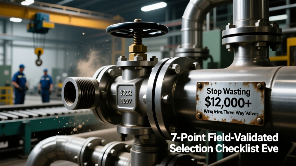 Three-Way Valve Selection Checklist: Avoid Costly Mistakes