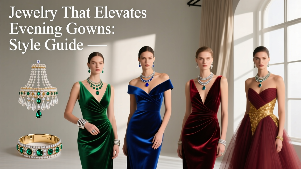 Jewelry That Elevates Evening Gowns: Style Guide