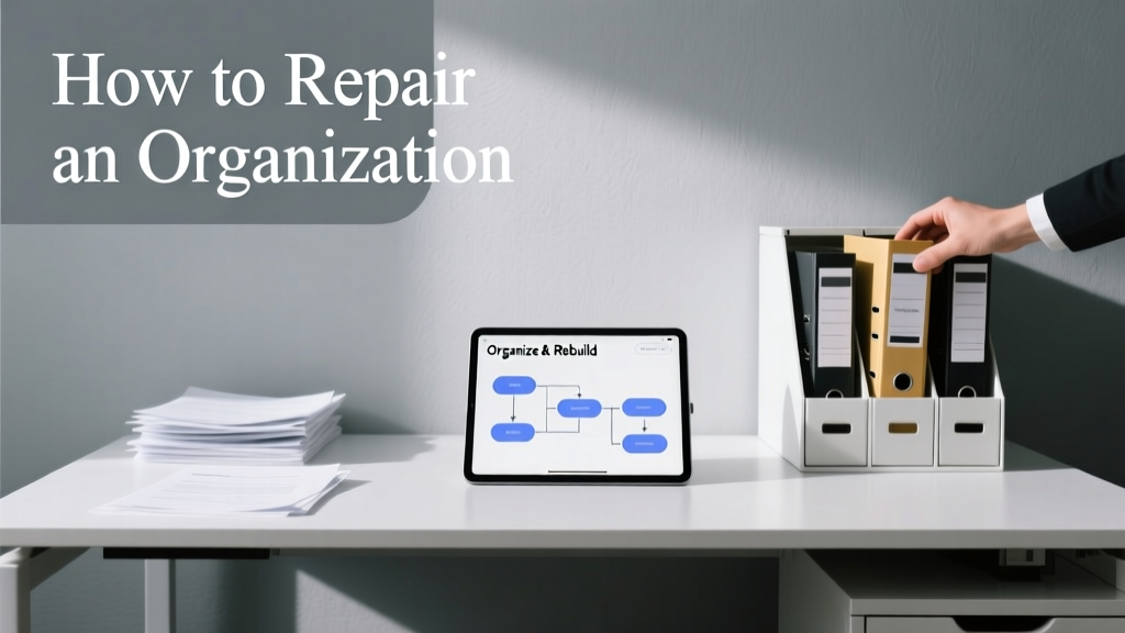 How To Repair Organization: A Practical, Step-by-Step Framework for Restoring Order in Physical and Digital Spaces