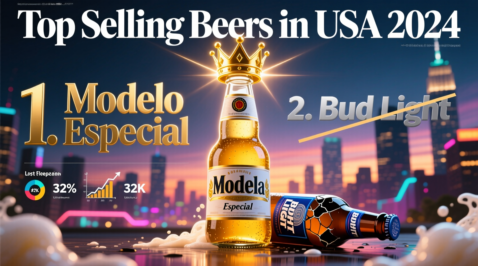 Top Selling Beers in USA 2024: Modelo Dethrones Bud Light as #1