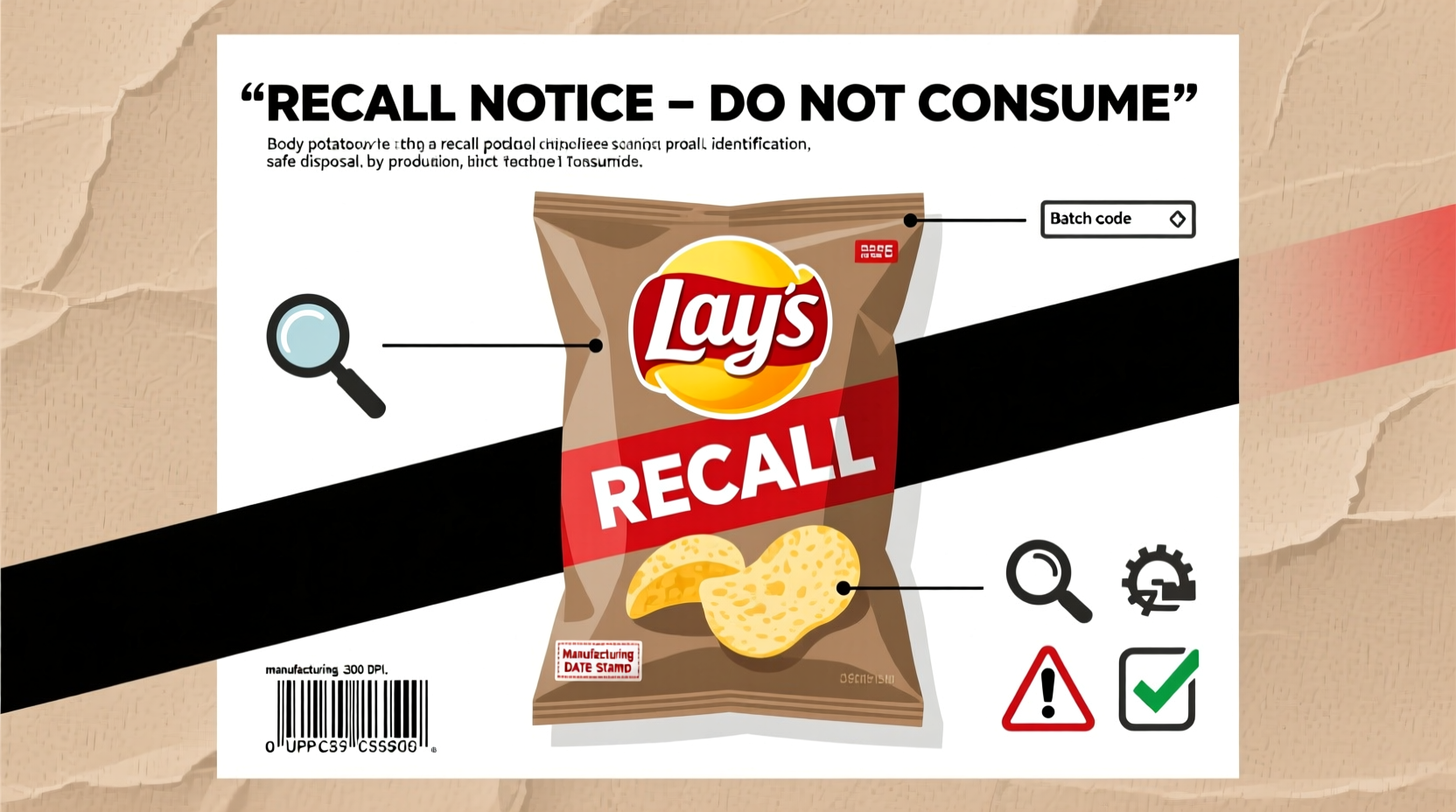 Lay's potato chip recall product identification guide