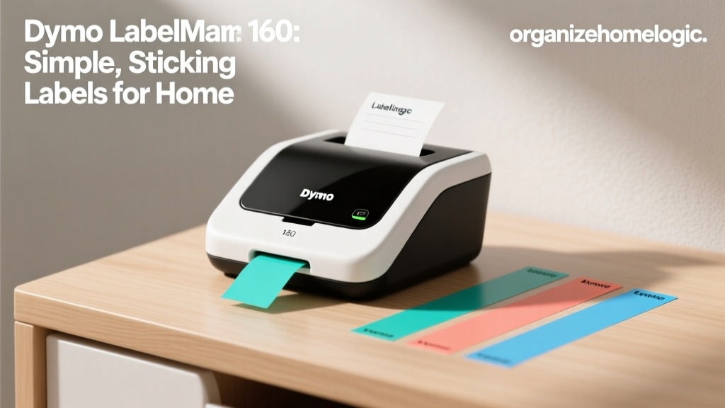 Dymo LabelManager 160: Simple, Sticking Labels for Home
