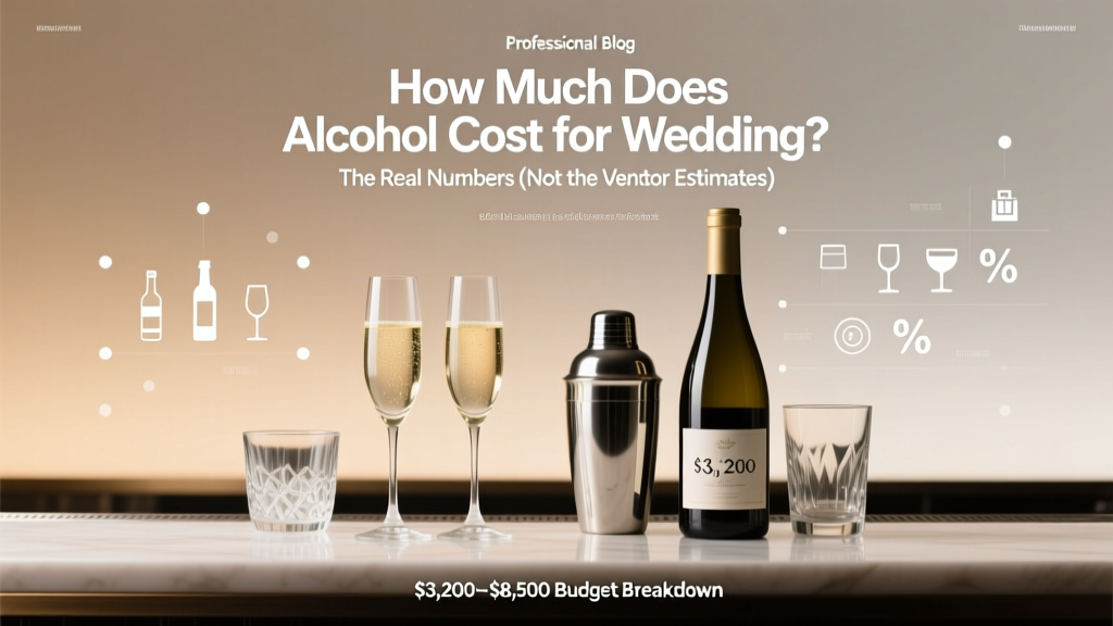 Wedding Alcohol Cost Breakdown: Real 2026 Bar Budget Data