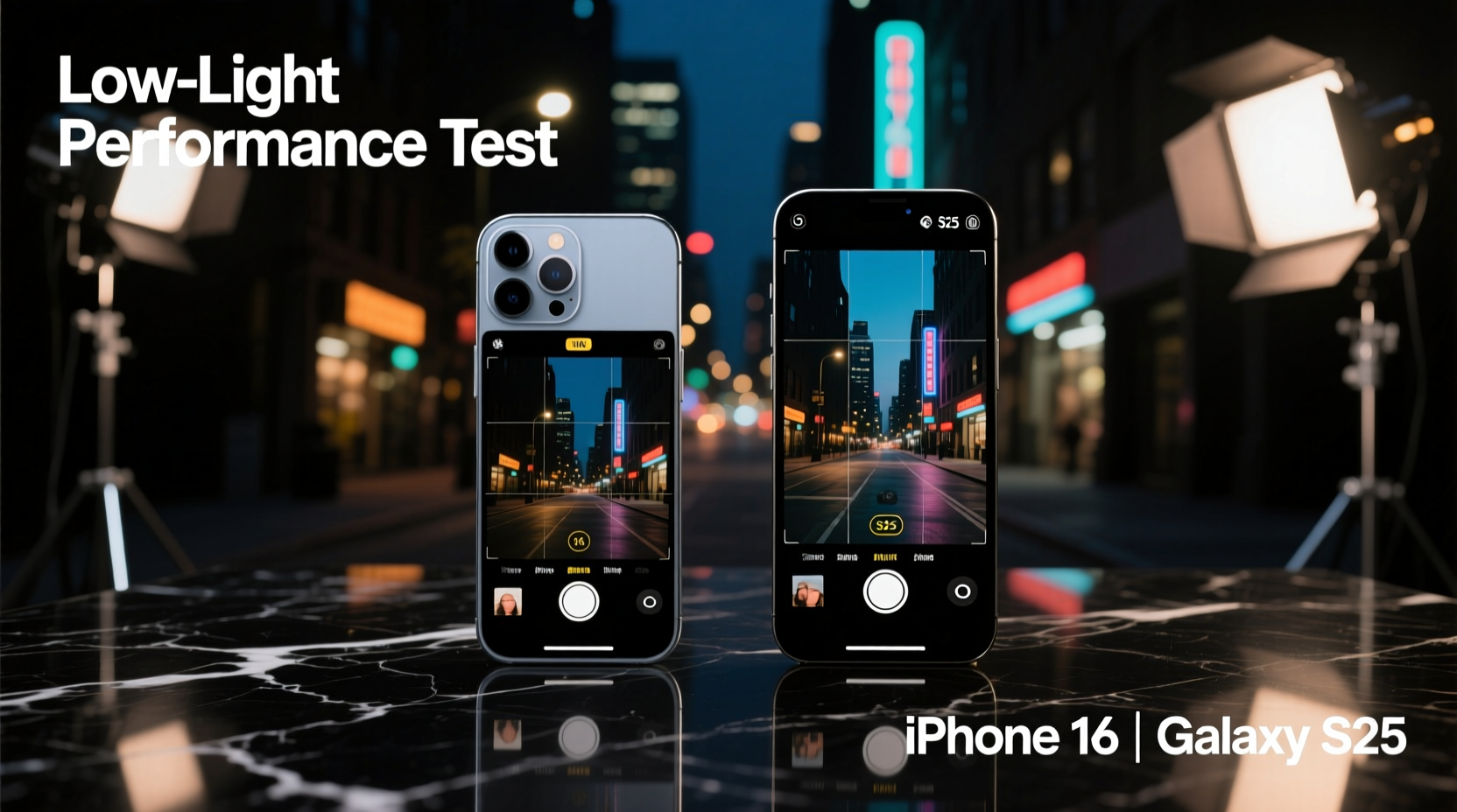 iphone 16 vs galaxy s25 which has the better low light camera performance