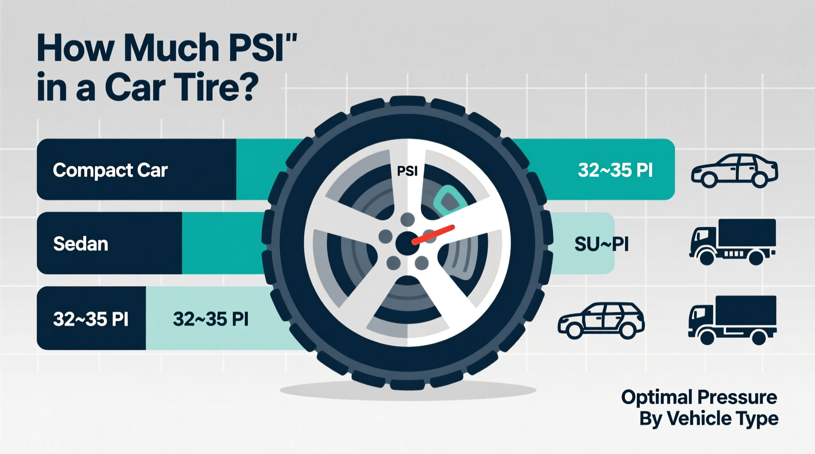 how much psi in a car tire