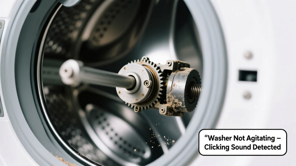 Washer Not Agitating & Making Clicking Sound: Quick Diagnosis