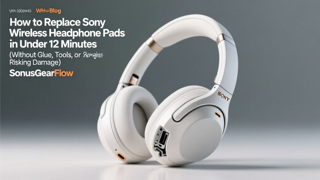 Replace Sony Wireless Headphone Pads (2026)