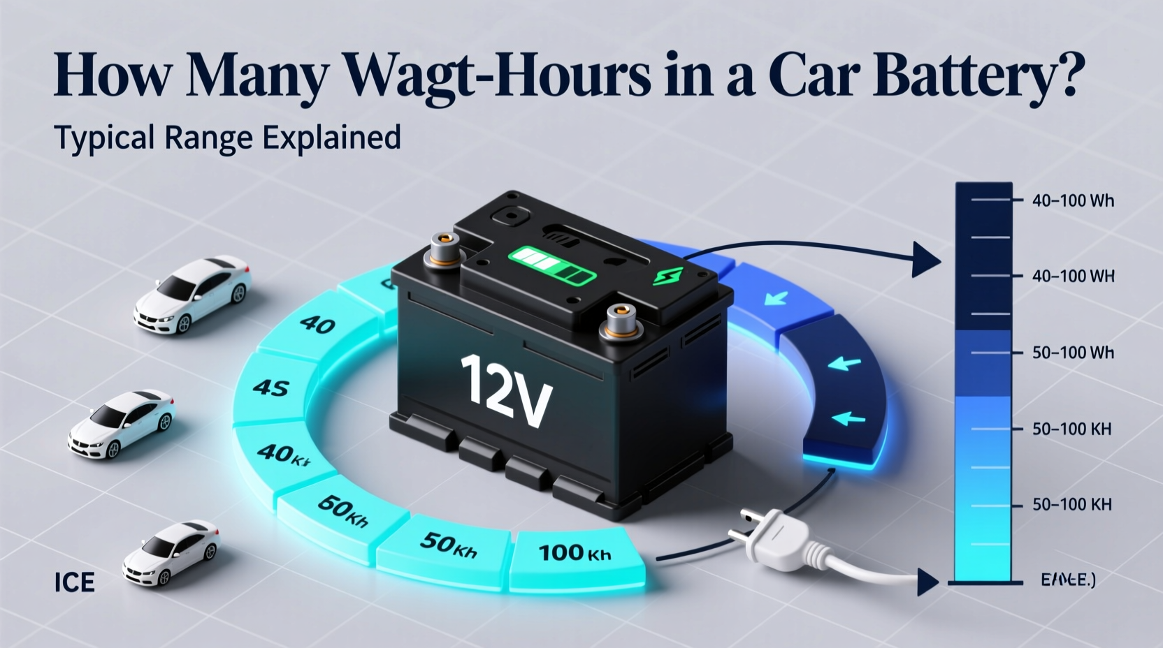 how many watt hours in a car battery