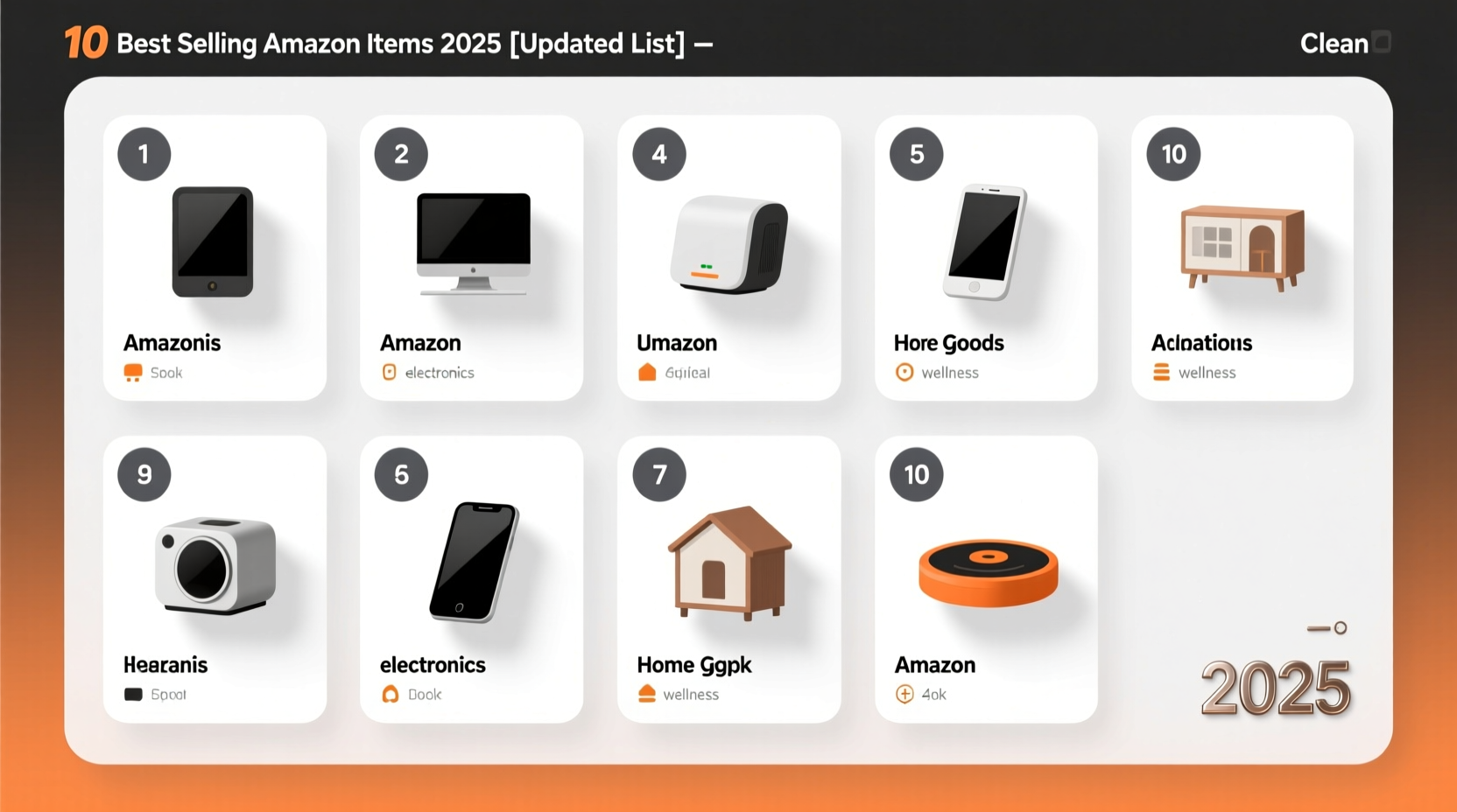 best selling amazon items
