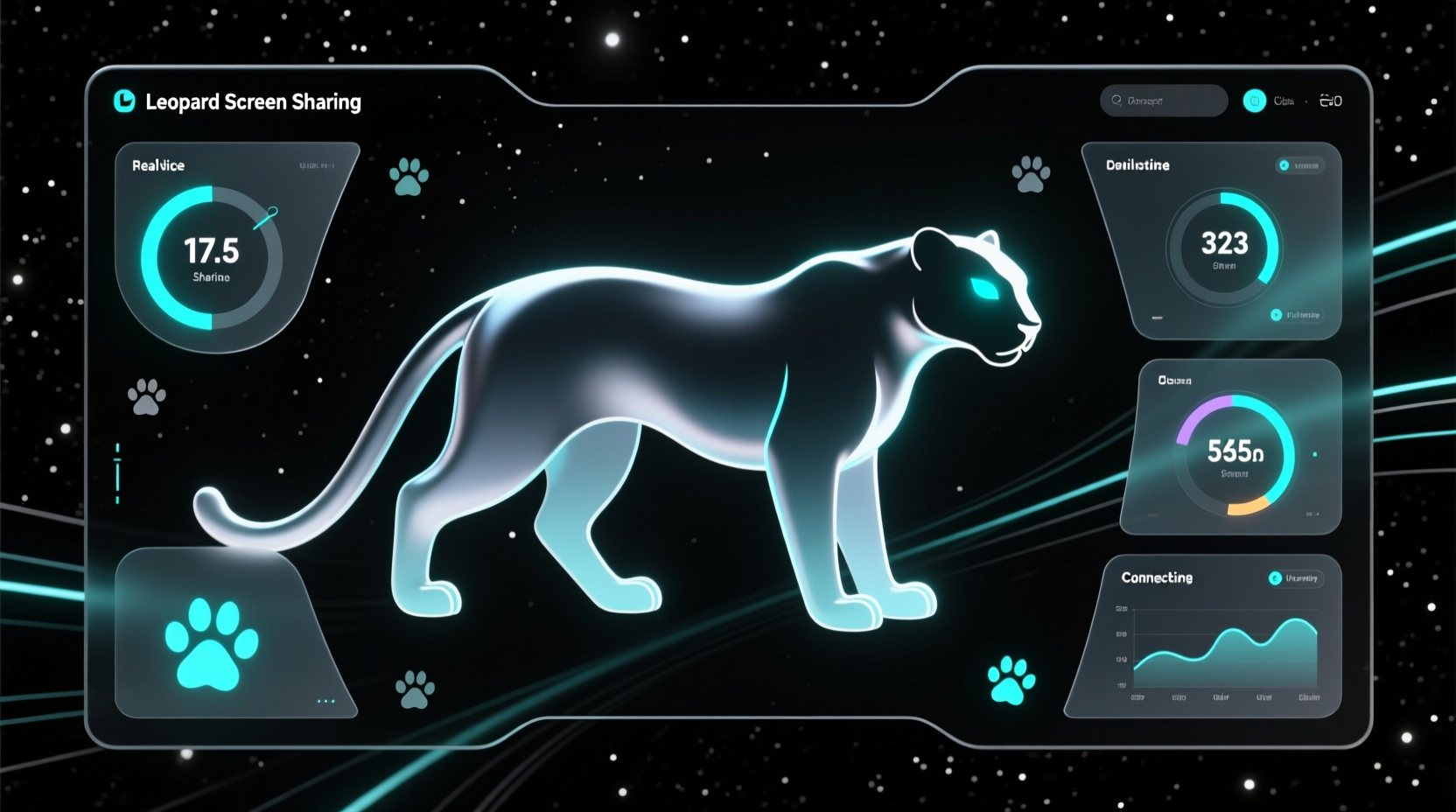 add more functionality to leopards screen sharing