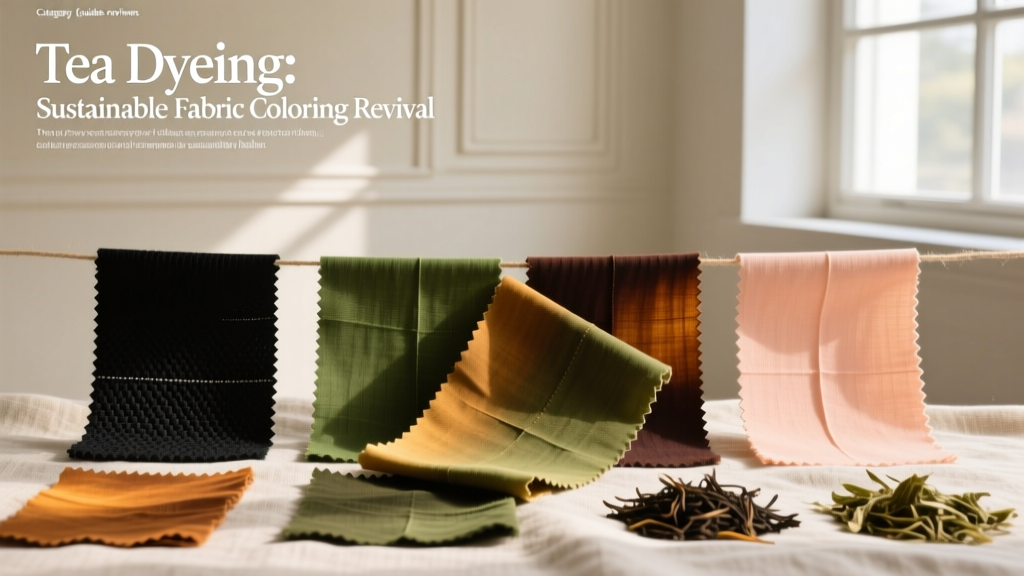 Tea Dyeing: Sustainable Fabric Coloring Revival