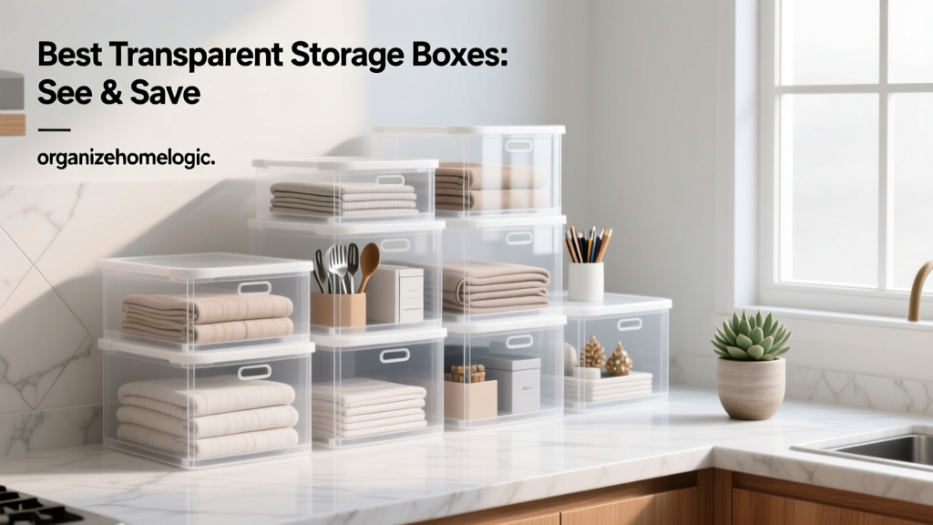 Best Transparent Storage Boxes: See & Save