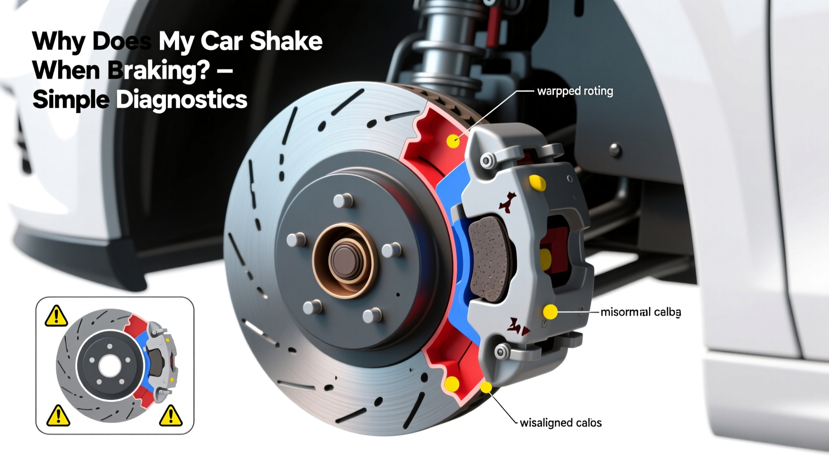 why does my car shake when braking simple diagnostics