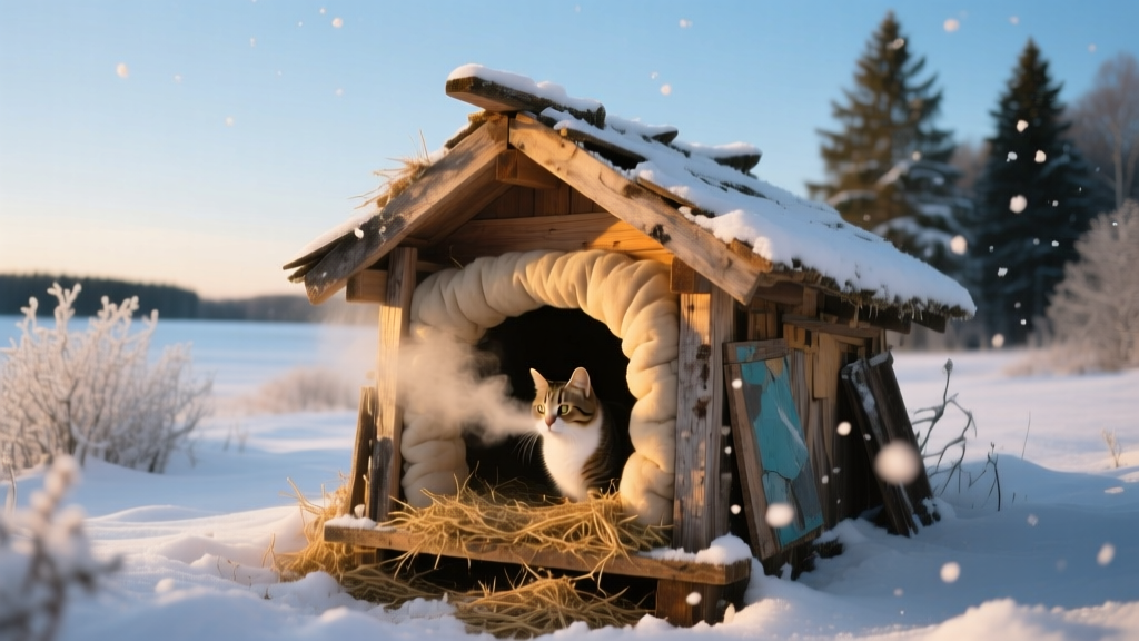 DIY Cat Shelter for Ferals in the Winter