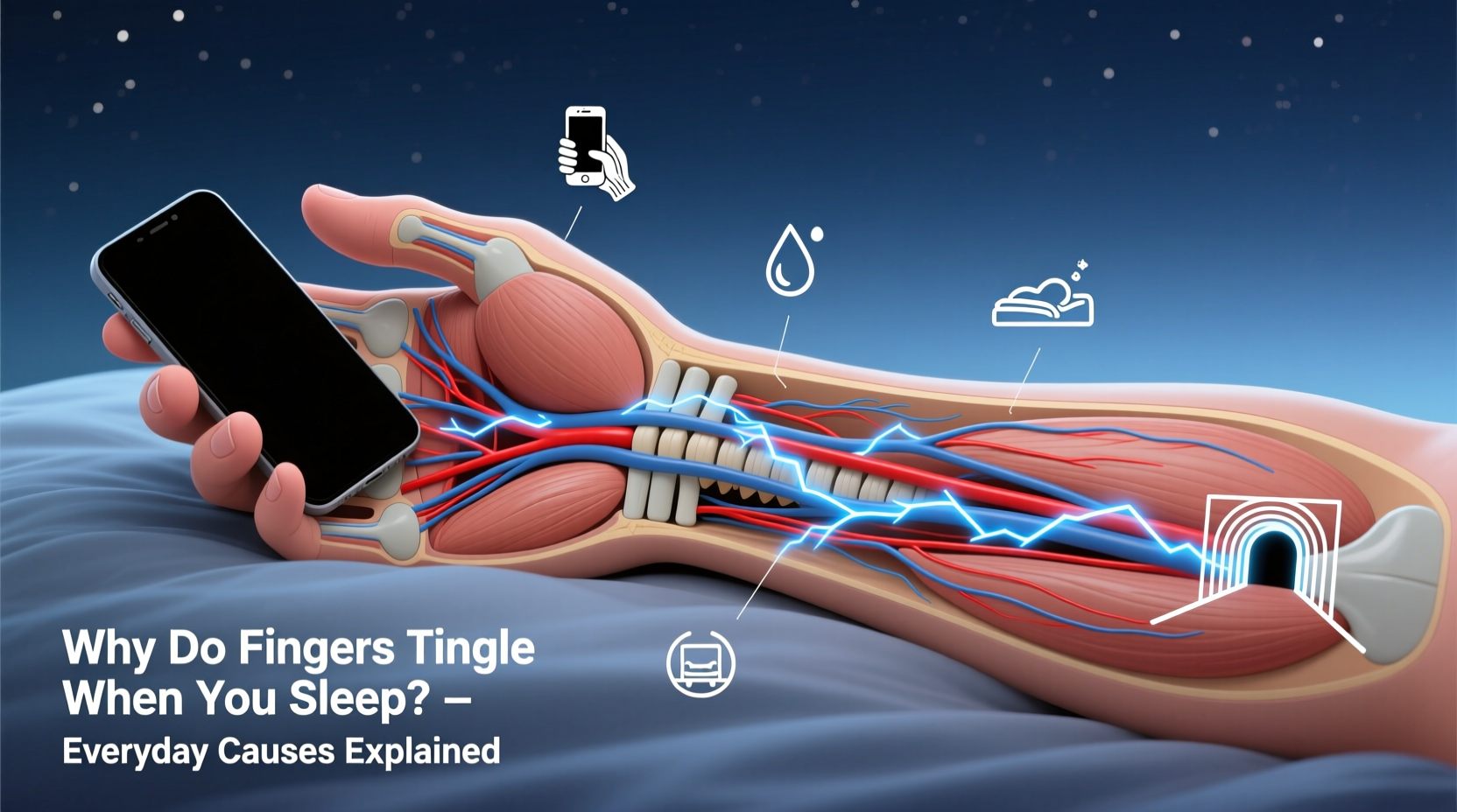 why do my fingers tingle when i sleep possible everyday causes