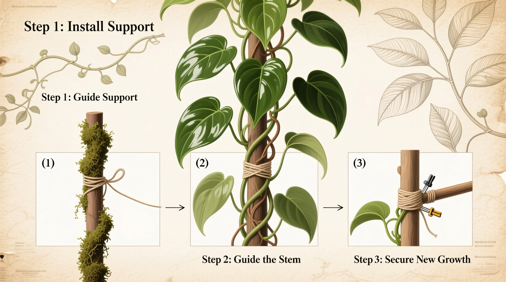 Train Pothos to Climb: 5 Expert Tips | TheHomeSprouts