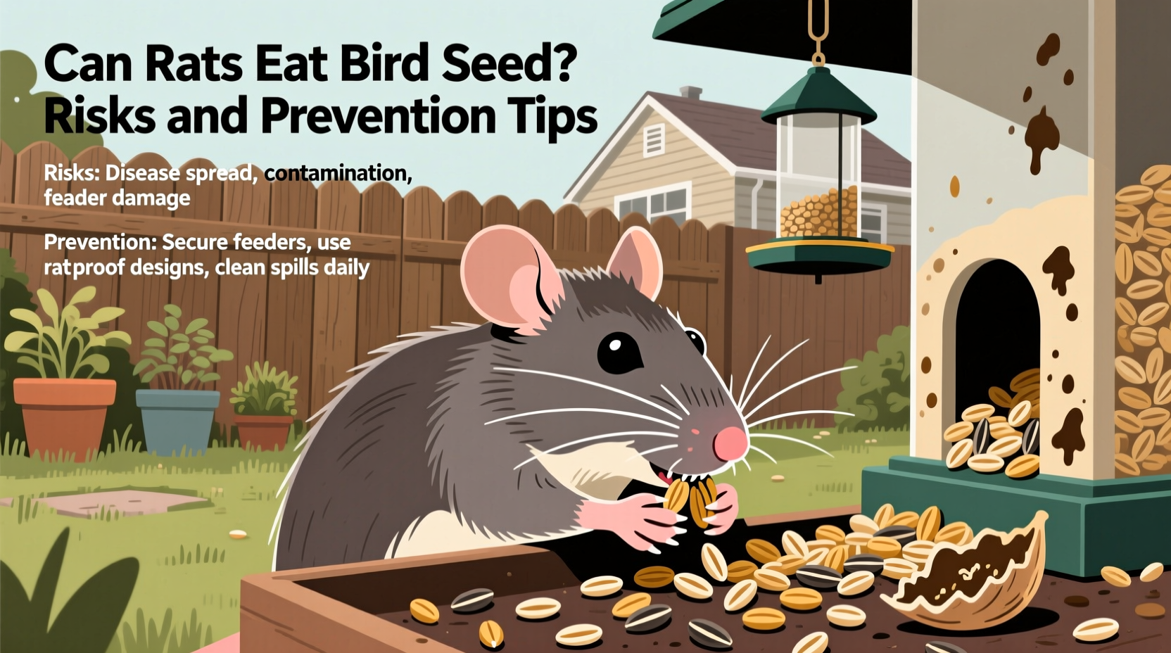 can rats eat bird seed