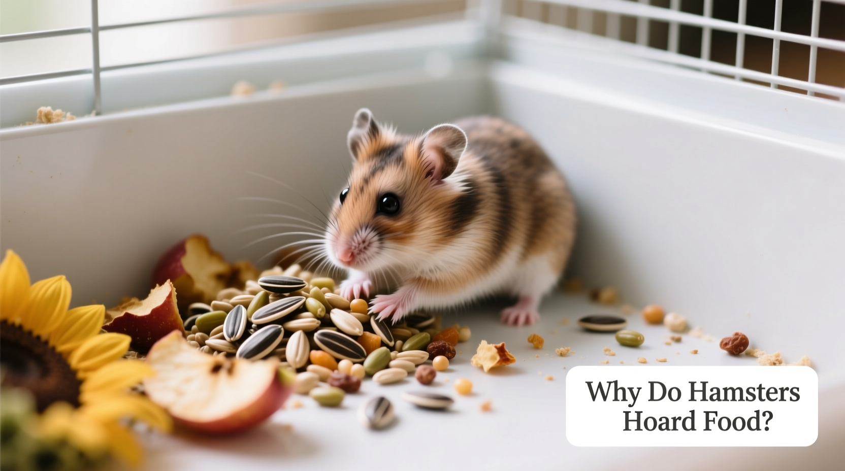 why does my hamster hoard food in one corner and forget about it