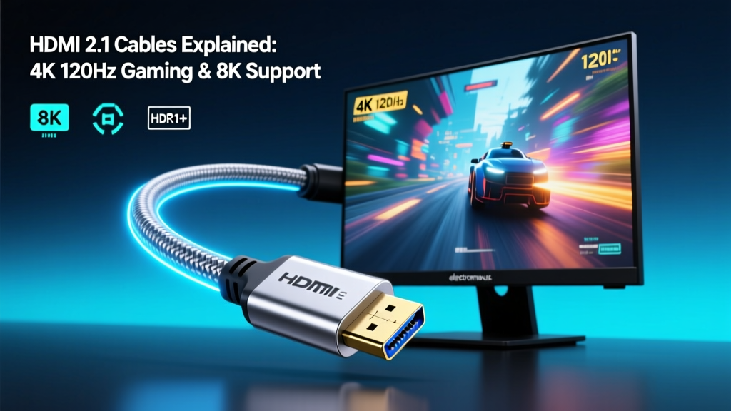 HDMI 2.1 Cables Explained: 4K 120Hz Gaming & 8K Support