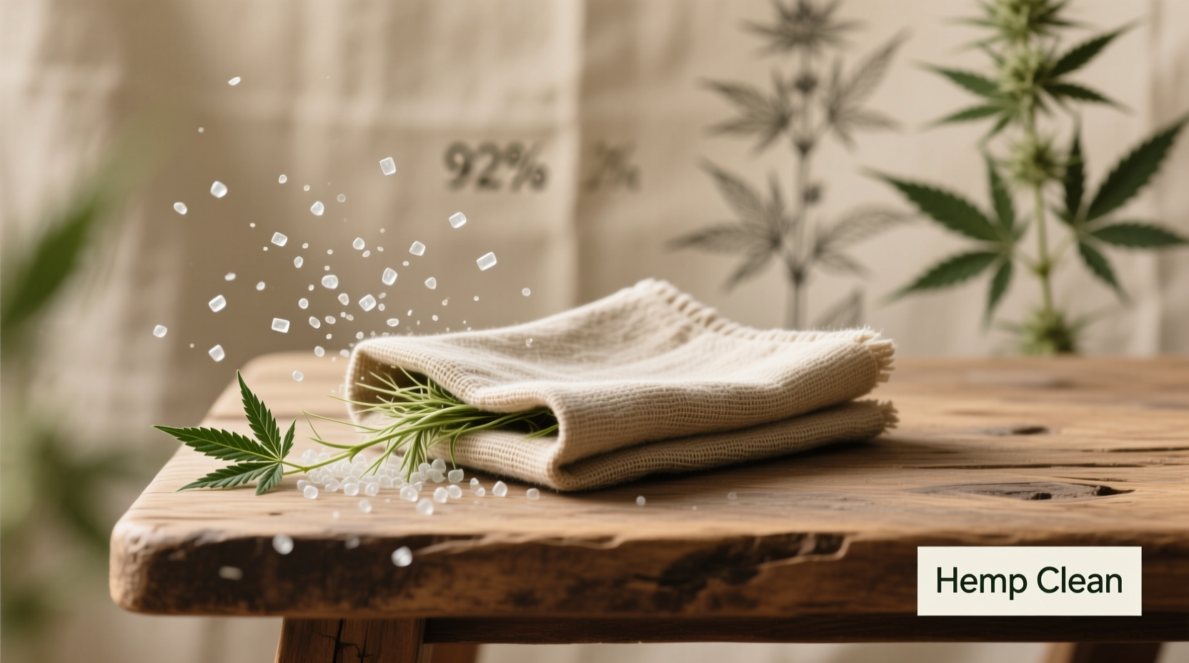 hemp cleaning cloths antimicrobial without silver