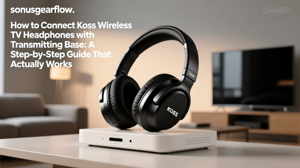 Koss Wireless TV Headphones Setup Guide (2026)