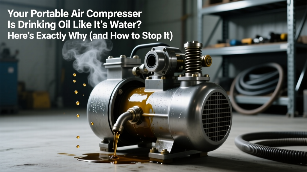 Fix Oil Consumption in Portable Air Compressors Now