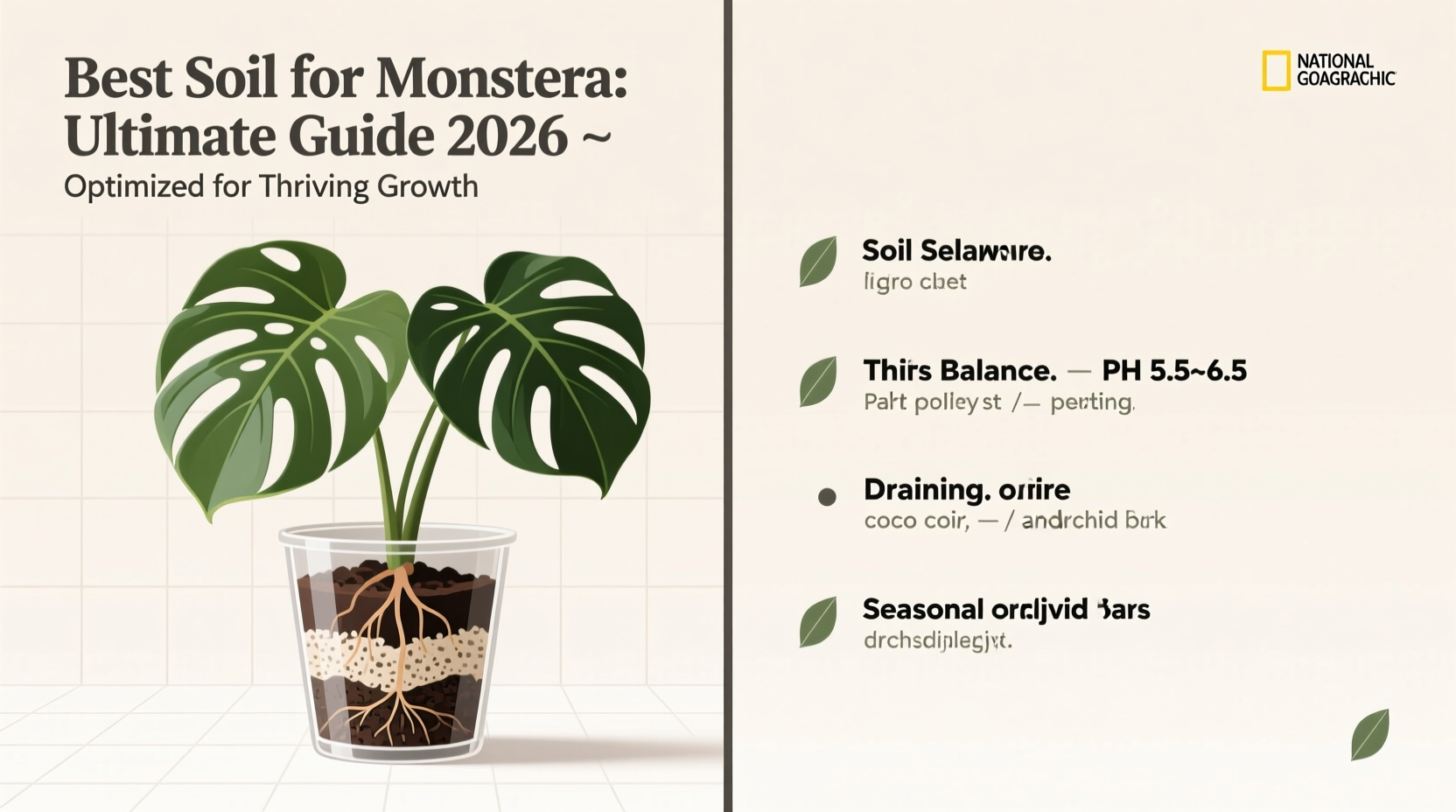 Perfect Monstera Soil Mix | TheHomeSprouts