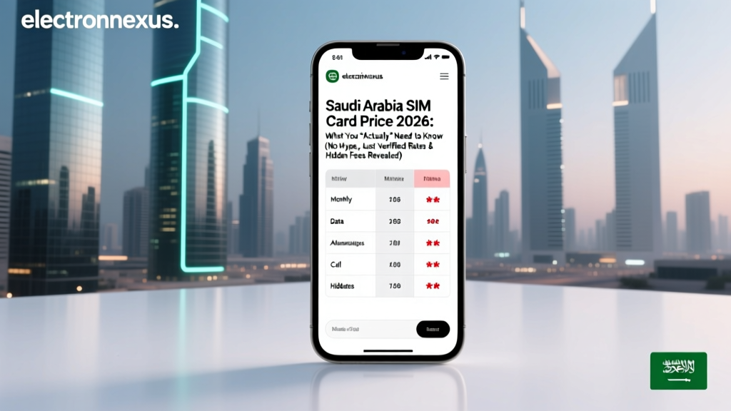 Saudi Arabia SIM Card Price 2026: What You *Actually* Need to Know (No Hype, Just Verified Rates & Hidden Fees Revealed)
