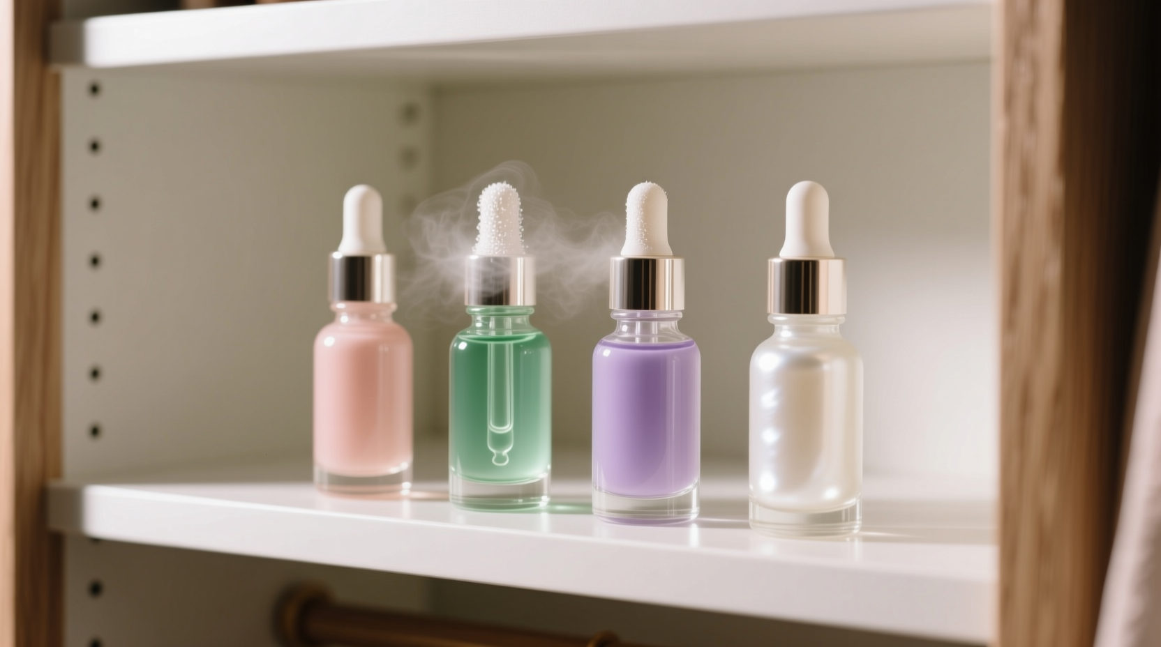 serum dropper storage closet organization tips