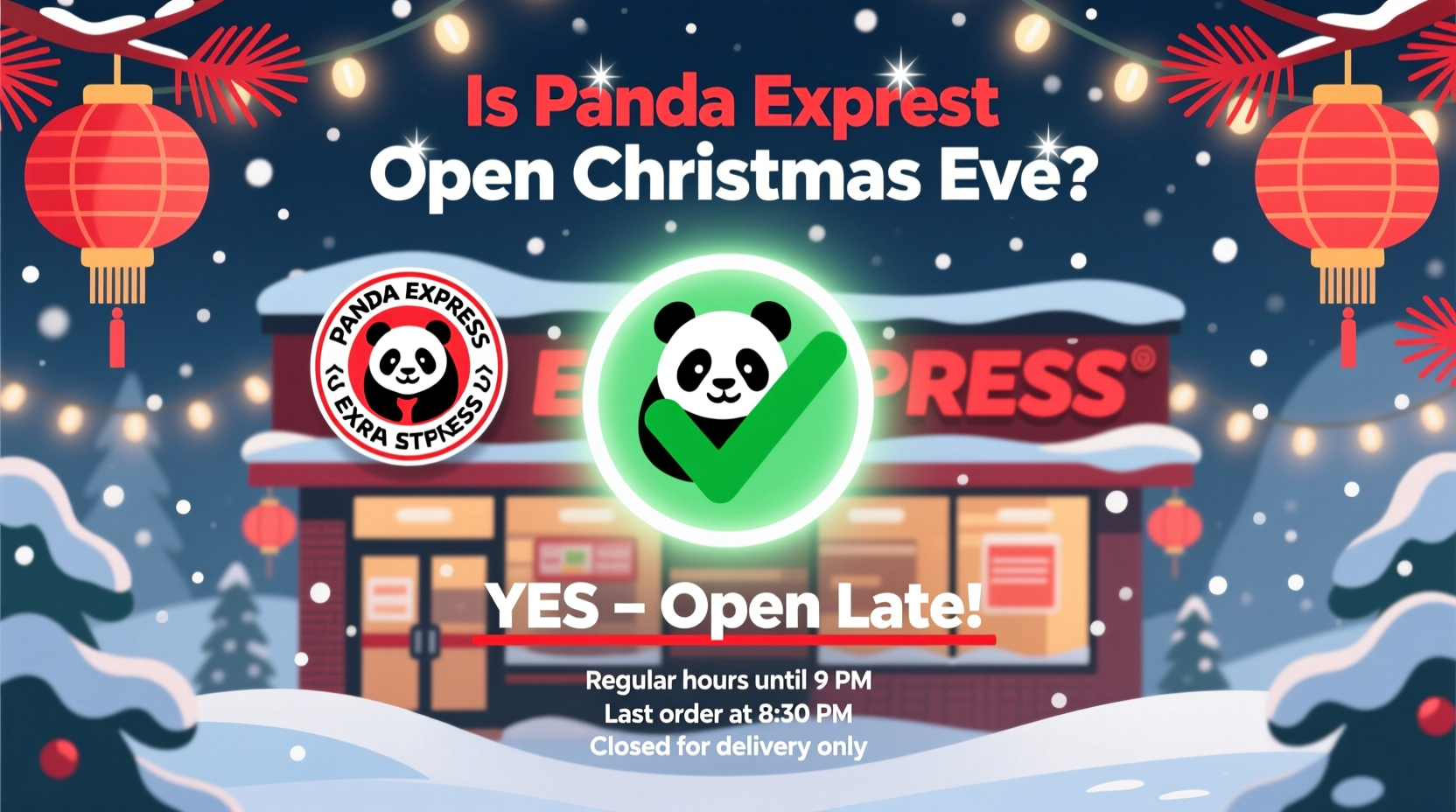 is panda express open christmas eve