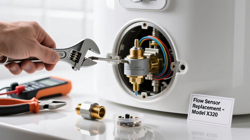 Fixing a Failed Flow Sensor in Bathroom Tankless Heater