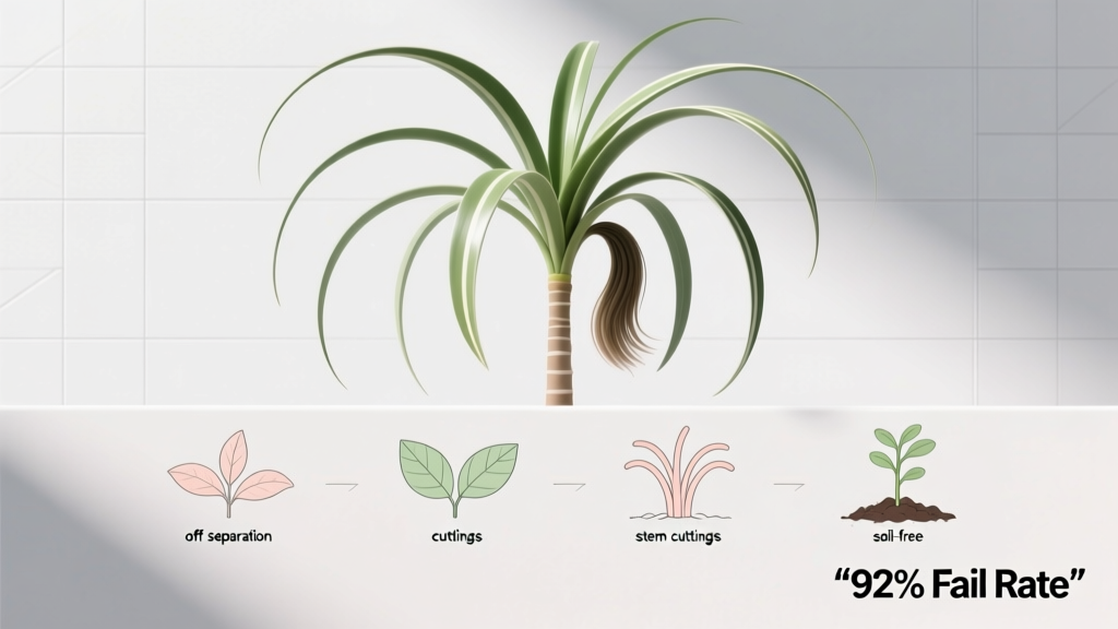 Ponytail Palm Propagation: 4 Science-Backed Methods