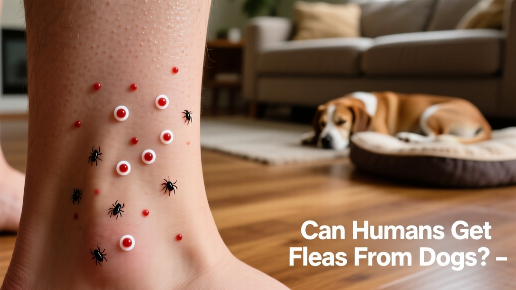 Photo showing characteristic flea bites on human skin: small red bumps with halos, often in clusters near the ankle