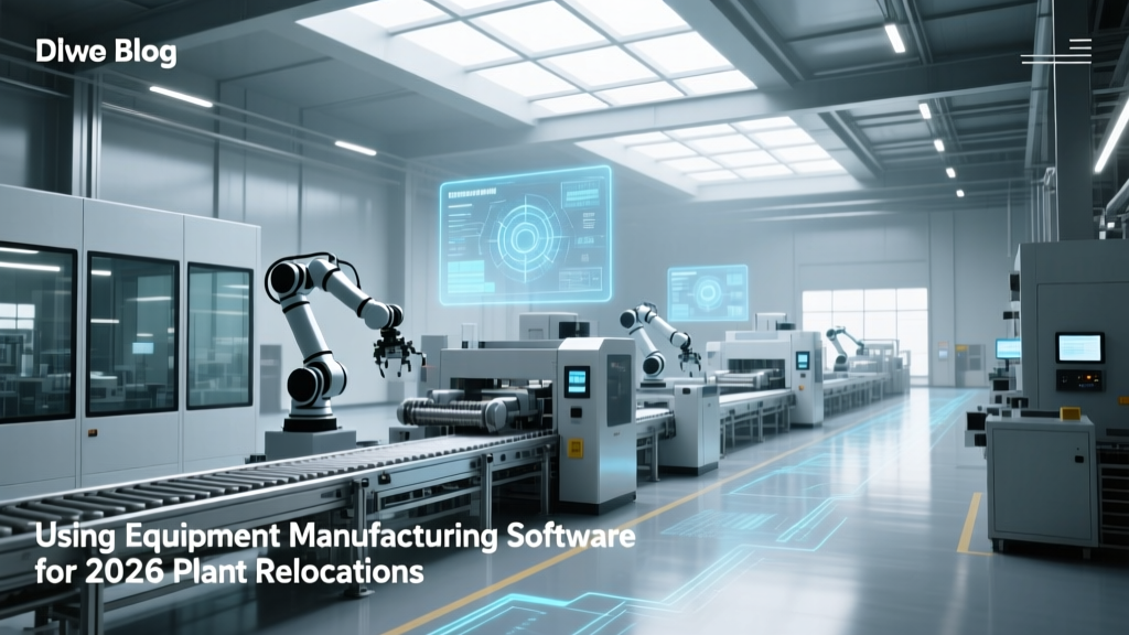 Using Equipment Manufacturing Software for 2026 Plant Relocations